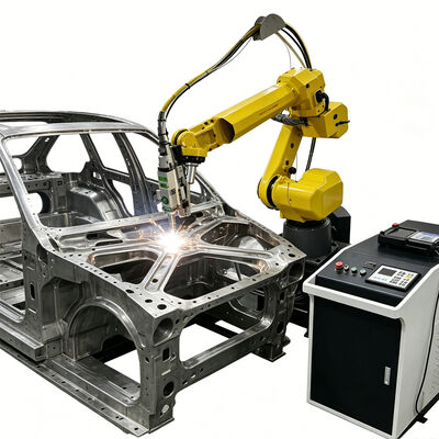 FANUC 6 Axis Robot Kol Otomatik 3D Paslanmaz Çelik Lampshade 3D İş Parçası için Lazer Fiber Kesme Makinesi