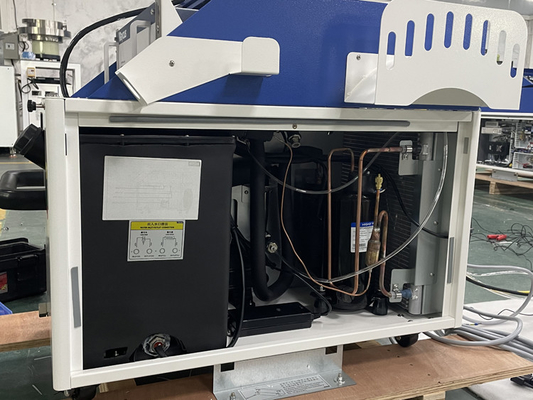 Kanton Fuarı Tanıtımı 4'te 1 Mini Çok fonksiyonlu El Elli Fiber Lazer kaynak makinesi, Metal Lehimleme Lehim Makinesi