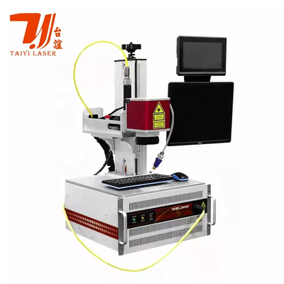 Kanton Fuarı Tanıtımı QCW Galvo Fiber Lazer Kaynak Ekipmanı 18650 Lityum Pil Nikel Yaprak için