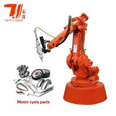 Paslanmaz Çelik Yastık Plaka Fiber Lazer Kaynak Makinesi KUKA Otomatik Robot Kolla