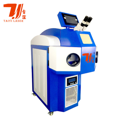 Kanton Fuarı Tanıtımı Mücevher Yüzüğü Bilezik Altın Gümüş Kaynak için 200W YAG Lazer Kaynak Makinesi
