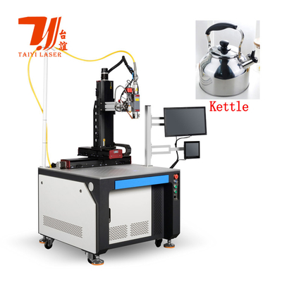 Kanton Fuarı Tanıtımı 3000W 6000W Otomatik Lazer Kaynak Makinesi Kettle Spout Çaydan vücut Çaydan taban kaynak
