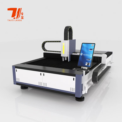Tanıtım 1500W Metal Paslanmaz Çelik Cnc Fiber Lazer Kesme Makinesi