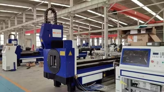 CNC Otomatik Fiber Lazer Kesme Makinesi Metal Küçük Boyutlu Yuvarlak Kare Boru Tüpleri için 1500W