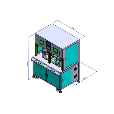 Çifte İstasyon Paslanmaz Çelik Çeşme Alt Çeşme Çöpeği Otomatik Fiber Lazer Kaynak Makinesi 1070nm Lazer Işığı ile