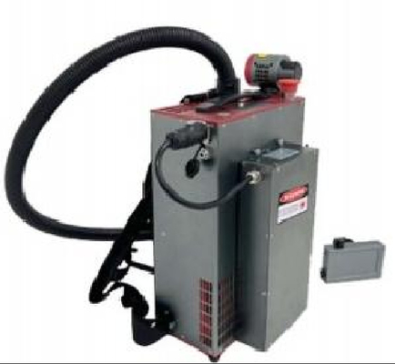 Sırt çantası lazer temizleyicisi mini taşınabilir 50W 100W 200W 300W Pulslu lazer temizleme makinesi