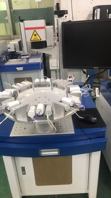 Görsel konumlandırma sistemi CCD kamerası ile kondansatör için özel UV Lazer İşaretleme Makinesi