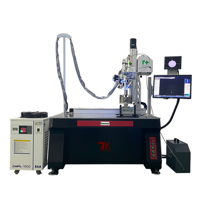 Özel 5 Eksenli Otomatik Fiber Lazer Kaynak Makinesi Paslanmaz Çelik Üç Yönlü Boru Tee Pipe