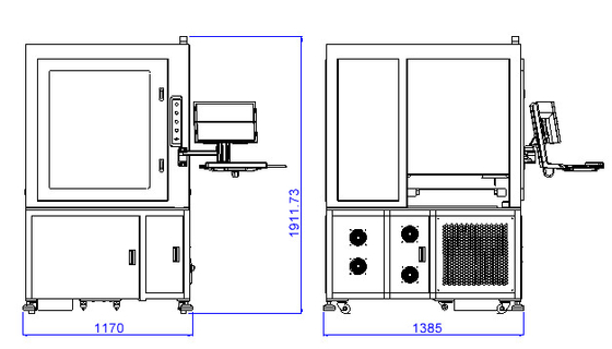 Özel PCB FPC Devre Kartı QR Kodu Lazer İşaretleme Makinesi