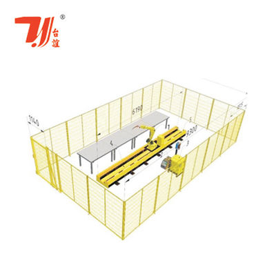 1500W Fiber Lazer Kaynak Makinesi CCD'li ve 6 Eksenli Robot Kollu