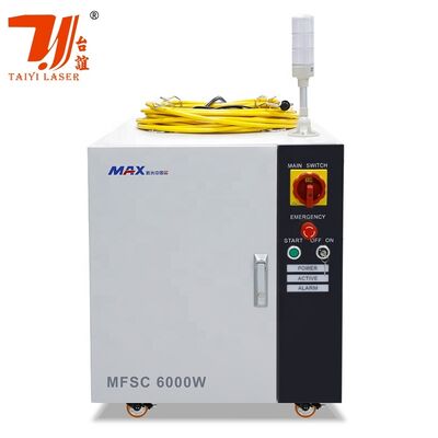2026 MAX MFSC-6000 6000W Lazer Kesme Makinesi için 6KW Güçlü Fiber Lazer Kaynağı
