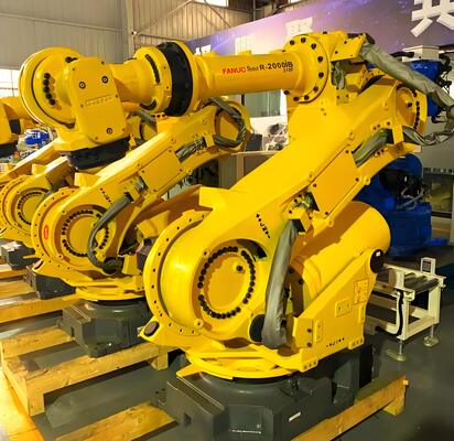 Endüstriyel FANUC Robot Lazer Kesme Makinesi ±0.01mm Yüksek Hassasiyetle Metal Levha ve Tüp için 6 Eksenli Fiber Lazer Kesicisi