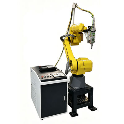 Karmaşık Metal Parça İmalatı için 1500W-6000W Ayarlanabilir Güç ve Otomatik Takım Değiştiriciye sahip FANUC Robotik 3D Fiber Lazer Kesici
