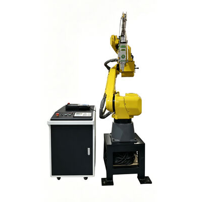 Yüksek Güçlü FANUC Lazer Kesme Robotu 6000W IPG Fiber Lazer Kaynağı ve Ağır Çelik Plak Fabrikasyonu için Çift Değişimli Palet Değiştiricisi
