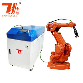 Kanton Fuarı Tanıtım 6 Eksenli Robot Kol 1000W-6000W Yastık Plaka Otomatik Metal Lifesi Lazer kaynak makinesi