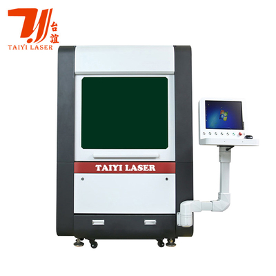 TY-6060JM 1000W-6000W Altın Gümüş Bakır Mini Mücevherlik Hassas Kapalı Elyaf Lazer Kesme Makinesi