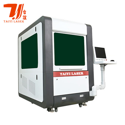 TY-6060JM 1000W-6000W Altın Gümüş Bakır Mini Mücevherlik Hassas Kapalı Elyaf Lazer Kesme Makinesi