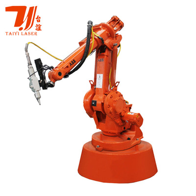 Kanton Fuarı Tanıtım 6 Eksenli Robot Kol 1000W-6000W Yastık Plaka Otomatik Metal Lifesi Lazer kaynak makinesi
