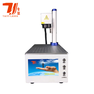 Kanton Fuarı Tanıtım Mini Taşınabilir 20W 30W Raycus Fiber Laser Marker