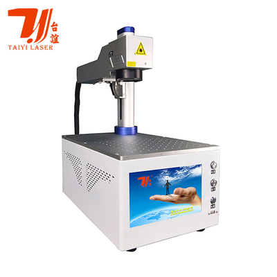 Kanton Fuarı Tanıtım Mini Taşınabilir 20W 30W Raycus Fiber Laser Marker