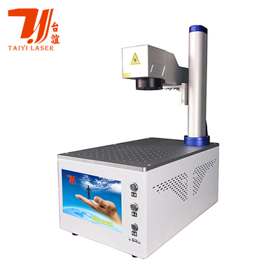 Kanton Fuarı Tanıtım Mini Taşınabilir 20W 30W Raycus Fiber Laser Marker