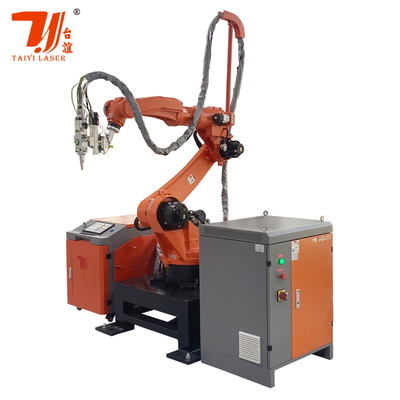 6 Eksenli Robot Kolu Otomatik Fiber 3D Lazer Kesme Makinesi Paslanmaz Çelik Lamba Çubuğu Otomobil Yaprak Metal