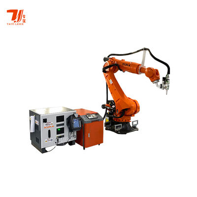 KUKA robot KR351840 4000W IPG lazer dikiş izleme sensörü ile lazer kaynak makinesi