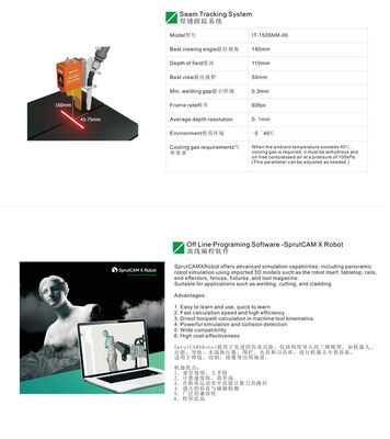 Kuka robot lazer kaynak makinesi tel besleyici KR351840 IPG kaynağı ile