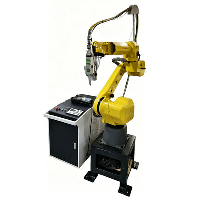Otomotiv İmalatında 3D Kontur için ±0,05mm Yüksek Doğruluğa Sahip FANUC 6 Eksenli Robot Lazer Kesim Makinesi