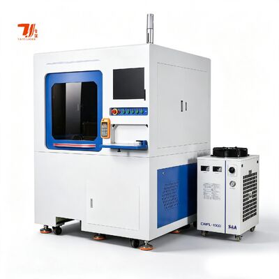 Küçük Boyut Fiber Lazer Kesim Makinesi Metal levhalar için 600*600 yüksek hassasiyetli lazer kesici