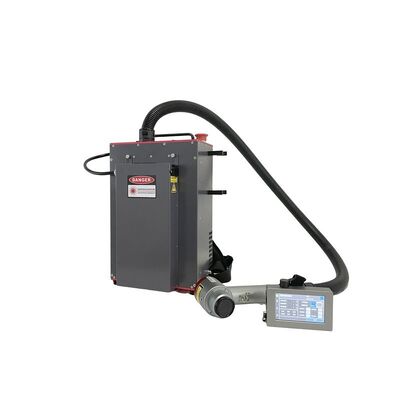 200W Sırt Çantası Taşınabilir Darbeli Fiber Lazer Temizleme Makinesi Pas, Boya ve Yağ Giderme İçin