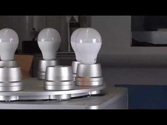 20W 30W 50W 100W Otomatik 8 İstasyon Döner Led Ampul Logo Baskı Lazer İşaretleme Makinesi