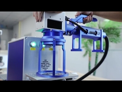 Raycus IPG JPT Mopa 20W 30W 50W El Tipi Işık Yolu Fiber Lazer İşaretleme Makinesi