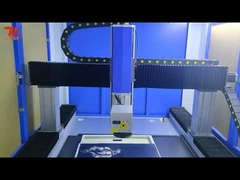 50W 100W 150W 200W 4 Eksen Özelleştirilmiş Çalışma Aralığı Kapalı Geniş Format Fiber Lazer İşaretleme Makinesi