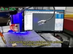 Endoskopik Kateter Precision Fittings Platform Otomatik Lazer Kaynak Makinesi