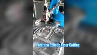 Alüminyum Basınçlı Döküm için CNC Robotik Lazer Kesim Makinesi – 6 Eksenli Hassas Kırpma ve Çapak Alma S